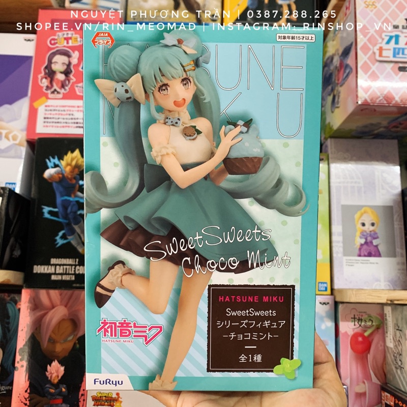 [FURYU] Mô Hình Chính Hãng Hatsune Miku - Sweet Sweets Series Figure -Chocomint-