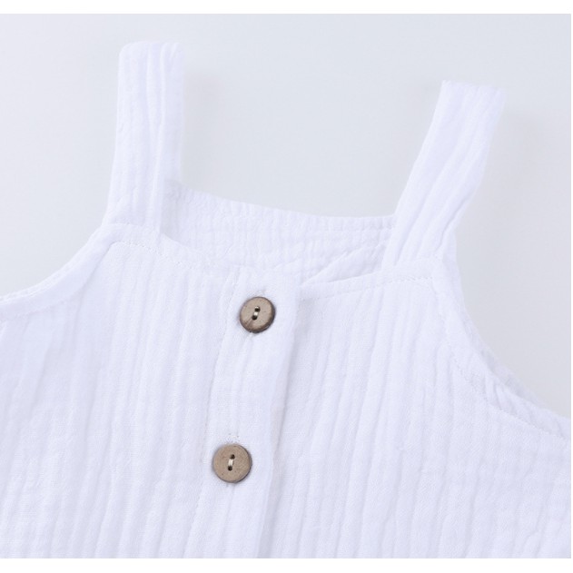 Bộ quần short áo ba lỗ cho bé gái