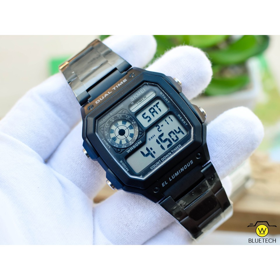 Đồng hồ Nam SKMEI 1335 Điện tử dây thép | BigBuy360 - bigbuy360.vn