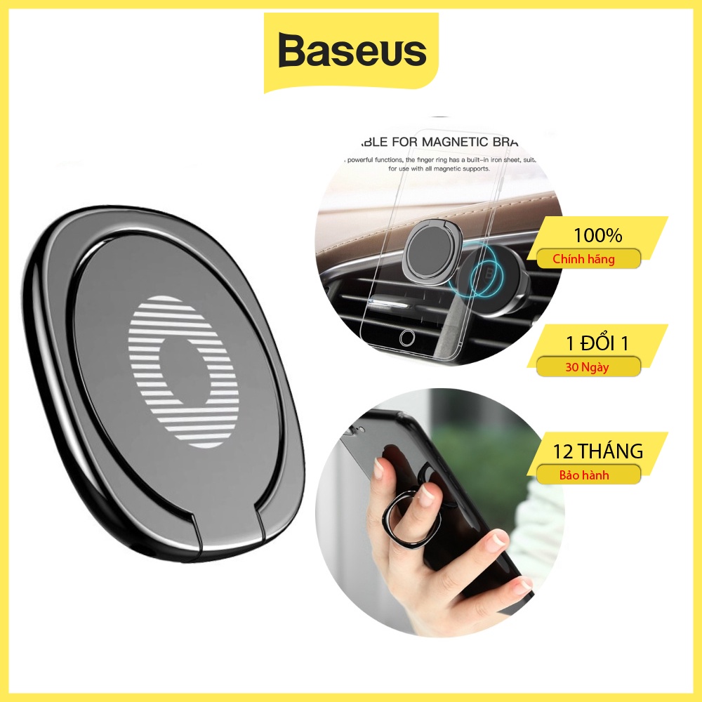 Iring điện thoại giá đỡ điện thoại trên ô tô có nam châm đeo tay Baseus nhẫn đeo tay chống rơi vỡ đa năng Onestyle_Tech
