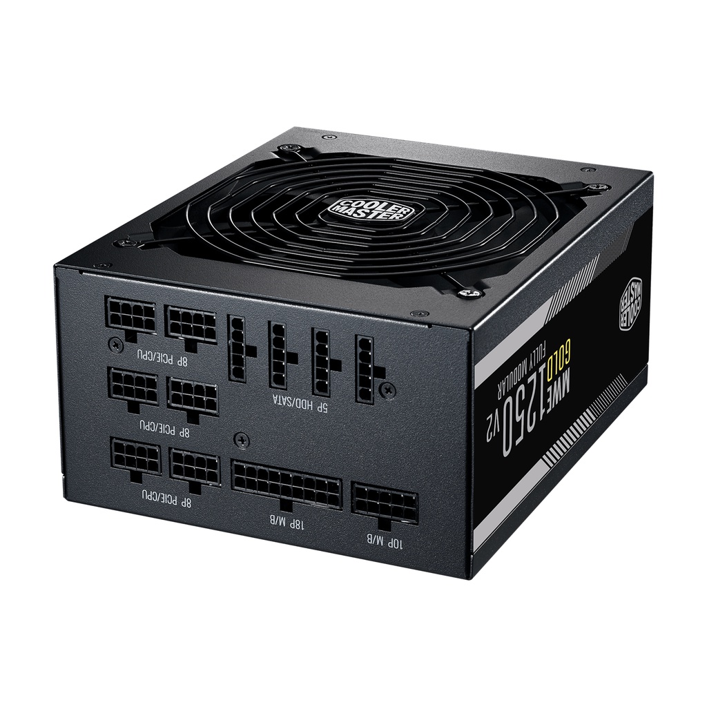 Nguồn máy tính Cooler Master MWE Gold V2, Fully modular 1250W A/EU Cable