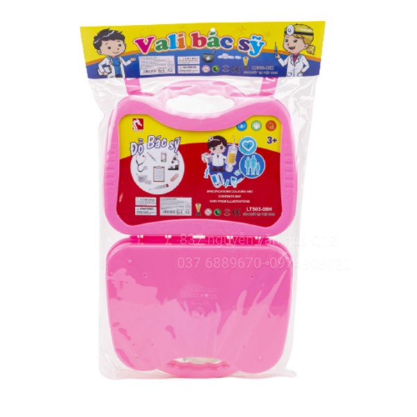 Đồ chơi khay Vali bác sĩ nhiều chi tiết cho bé thích làm bác sỹ, khám bệnh LT503-08