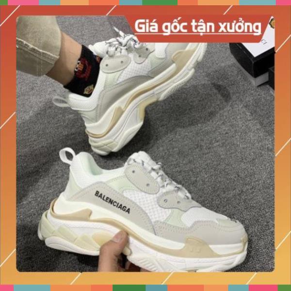 [FreeShip+ Hàng Cao Cấp ]Giầy balen trắng hàng 1:1, Giày thể thao nam nữ Full phụ kiện