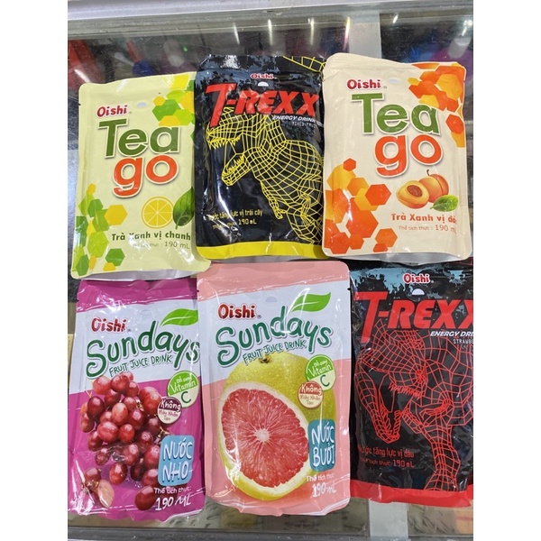 Túi Nước Uống Oishi Vị Hoa Quả Giải Nhiệt Ngày Hè 170ml