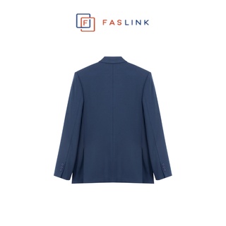 Áo Vest nam 2 nút Faslink dòng basic - Màu Xanh Navy