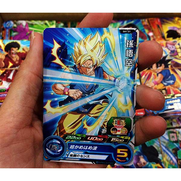 1 Bộ Thẻ bài GoKu 300k Thẻ bài dragon ball Giá rẻ 7 Viên Ngọc Rồng Nhật Bản