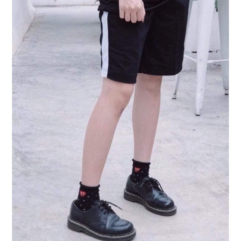 Quần short unisex 1 sọc quần đùi 1 line nam nữ Q-018 | BigBuy360 - bigbuy360.vn