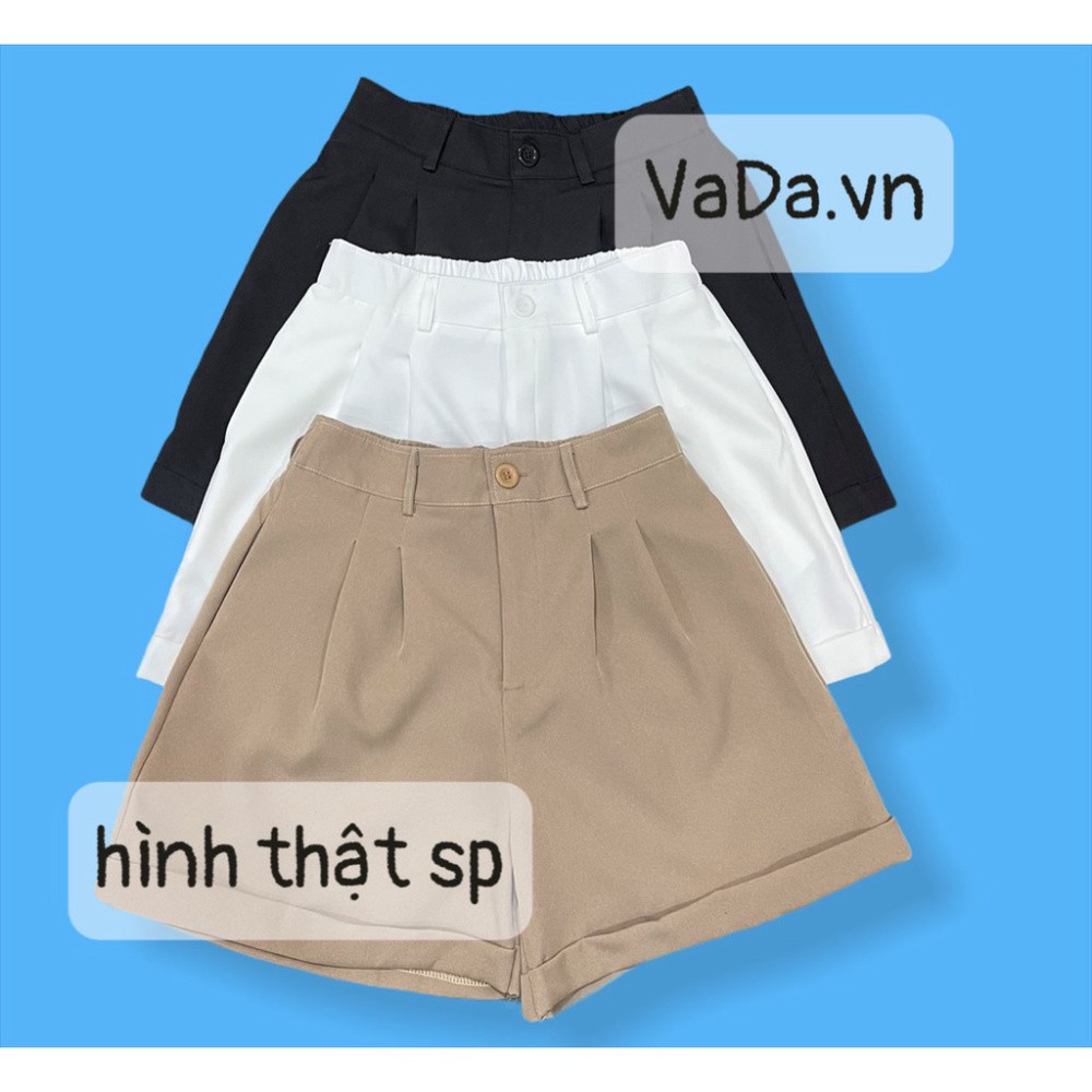 Quần Sort nữ lưng đùi bằng vải cao cấp, thấm hút mồ hôi, mặc thoải mái không kén tuổi, HOT TREND 202