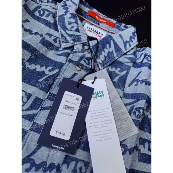 Sơ mi nam ngắn tay Tommy Jeans DM12977