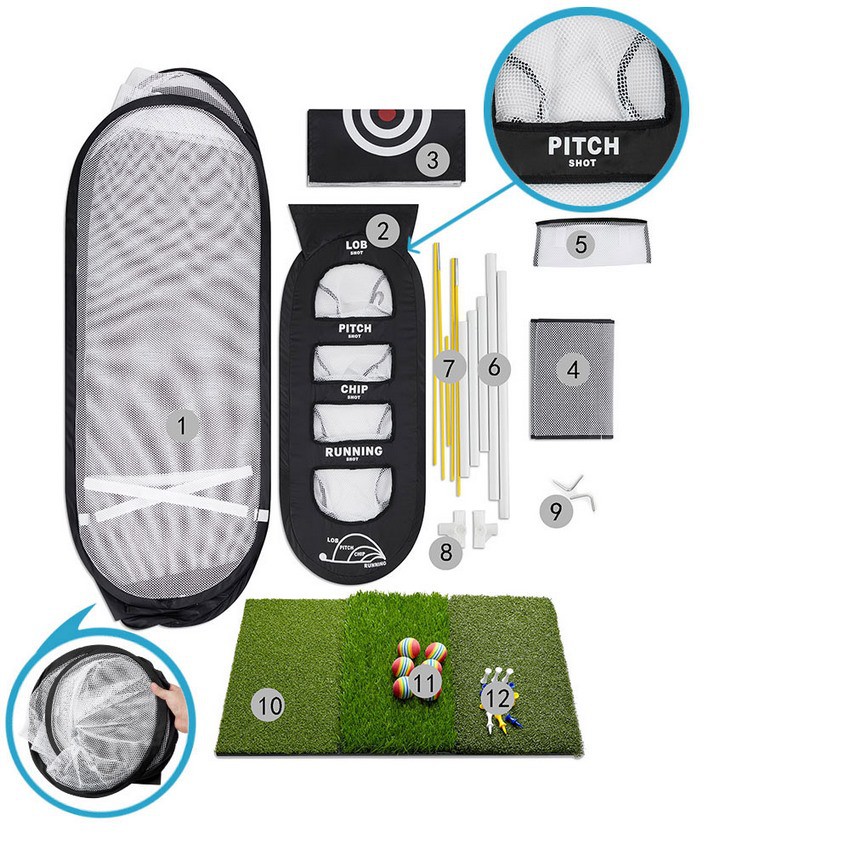 GOLF mẫu mới 2021 dụng cụ tập 4in1 cho Golfer