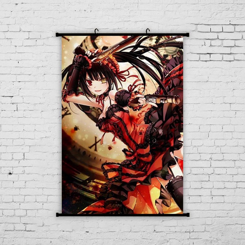 Tranh treo poster hoạt hình anime Nhật Bản Date A Live Kurumi