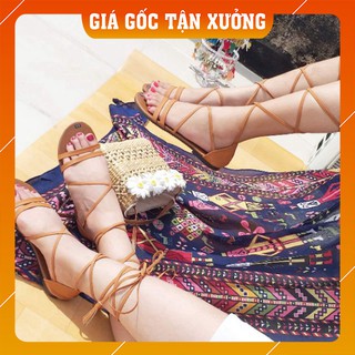 Giày Sandal Cột Dây Tua Rua [HÀNG CÓ SẴN]