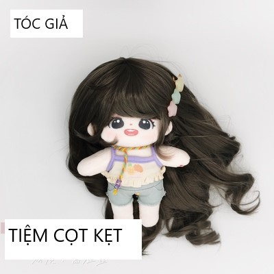 Tóc tơ giả cho bé doll 20cm