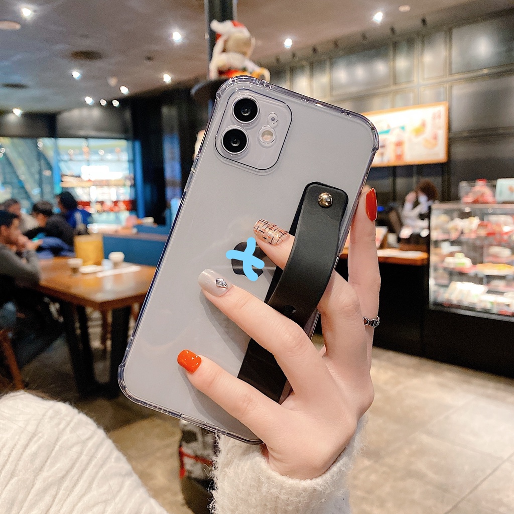 Ốp Điện Thoại Trong Suốt Chống Sốc Thời Trang Cho iPhone 14 / 13 / 12 / 11 / X / 8 / 7P