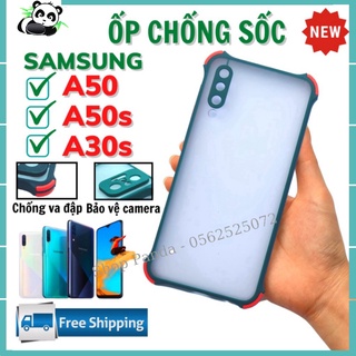 💎ỐP CHỐNG SỐC💎Ốp lưng Bảo vệ Camera Samsung A50/ A50s/ A30s - Chất liệu Nhám Cao cấp - Chống va đập
