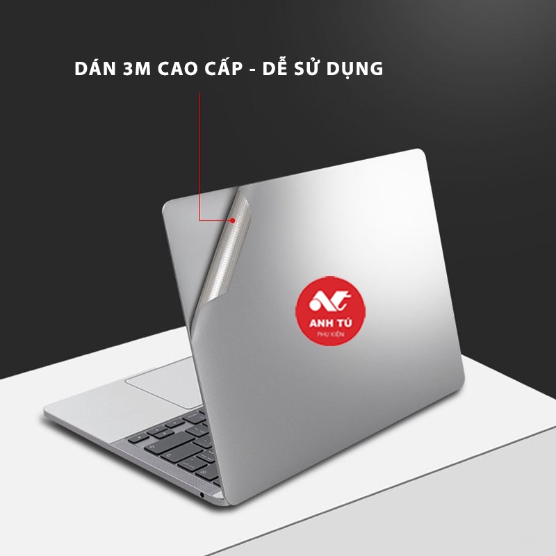 Bộ Dán Macbook 5in1 - Đủ Dòng Cho Macbook Air/ Macbook Pro - Chính Hãng JRC