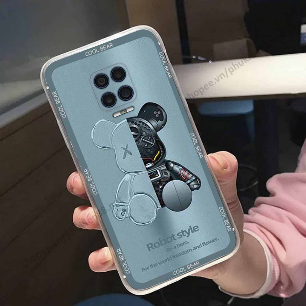Ốp Vsmart Aris / Aris Pro bear, k@ws thương hiệu phong cách ốp lưng thời trang cao cấp