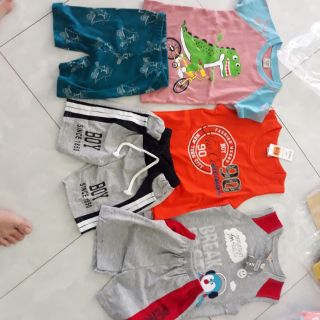 Combo 3 bộ bé trai 120k