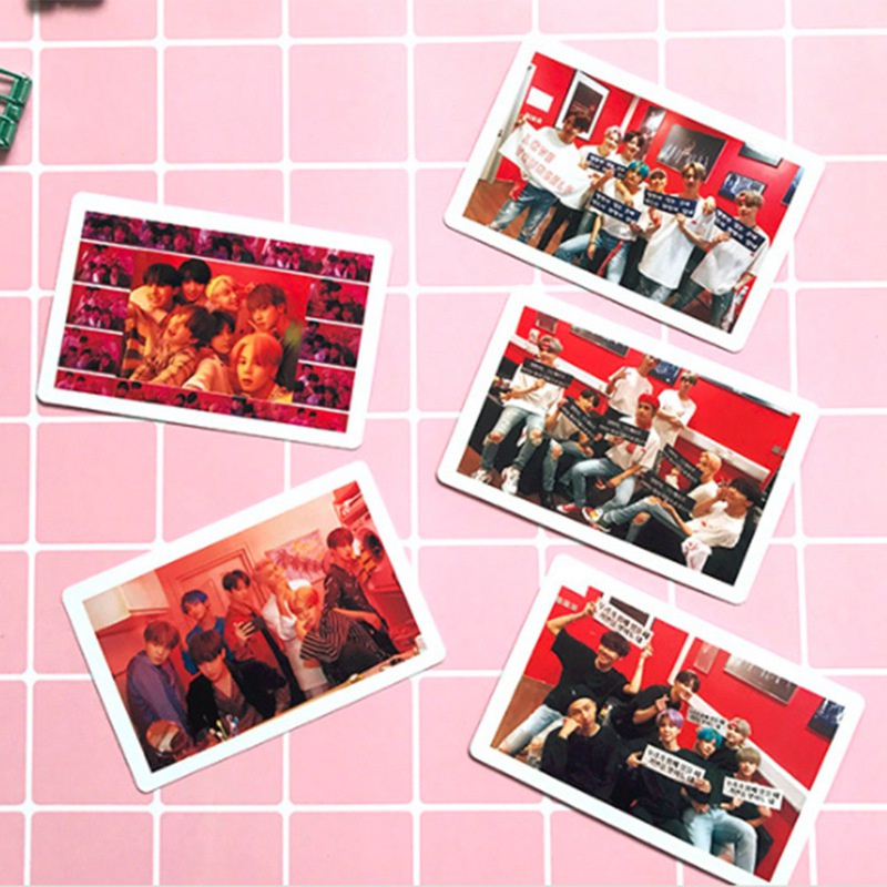 Set 54 tấm thẻ ảnh lomo card nhóm nhạc BTS