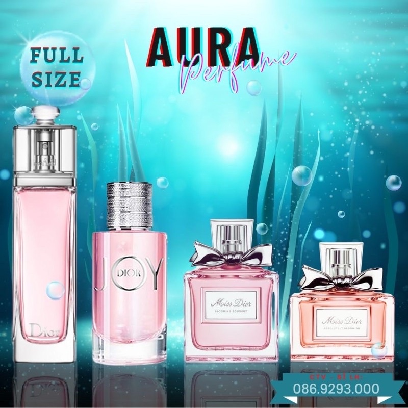 Nước Hoa Dior Miss Dior Blooming Bouquet mini 5ml, Dior Joy 5ml , Dior Addict 5ml chính hãng [FULL BOX]