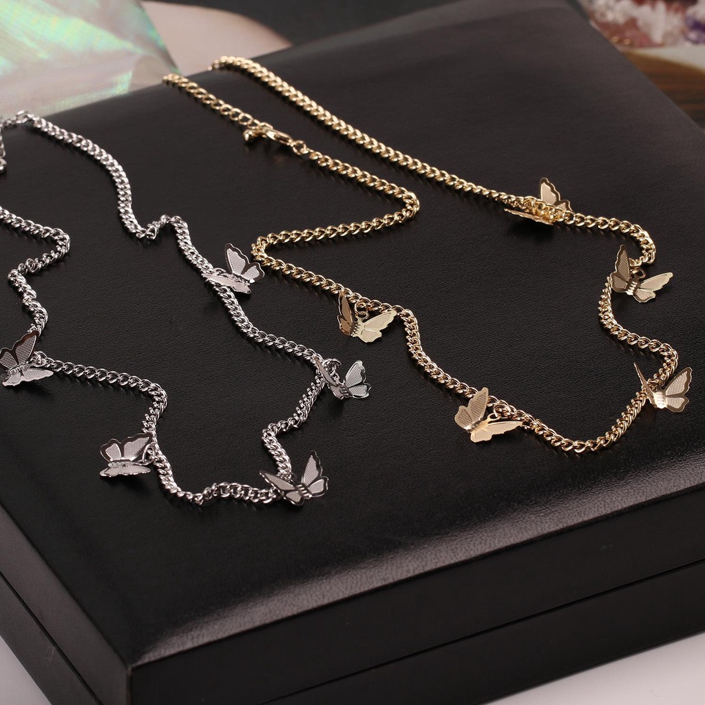 EUCA Vòng cổ Hợp Kim Mặt Bướm Dễ Thương