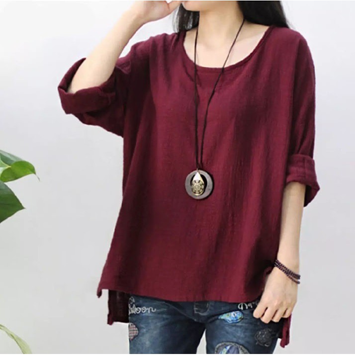 Miễn phí vận chuyển Áo thun BLOUSE IRENE cho nữ