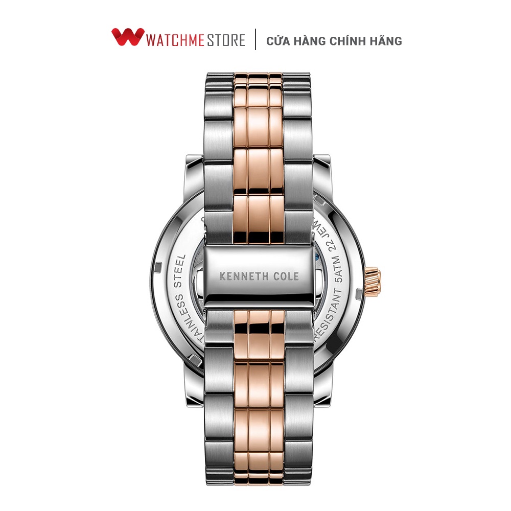 [ ĐẶC BIỆT 18-29.07 - VOUCHER 10%] - Đồng hồ Nam Kenneth Cole dây thép không gỉ 44mm - Automatic KC50917005