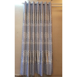 Combo rèm cửa sổ - Vải chống nắng 2 da - Ngang 2m5 cao 2m5 x 2 tấm - Khoen ore cao cấp