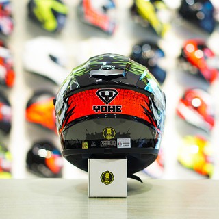 Nón Fullface 2 Kính Yohe 981 Joker Chuẩn ECE