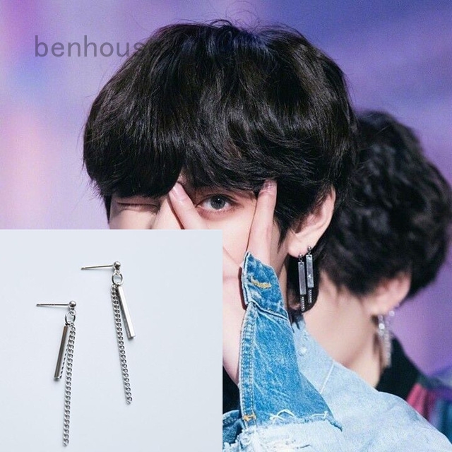 Bông tai dài KPOP BTS thời trang Hàn Quốc