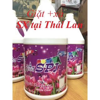 Nước giặt xả Thái Lan SPJ 3.5l dùng cho máy giặt cửa trên