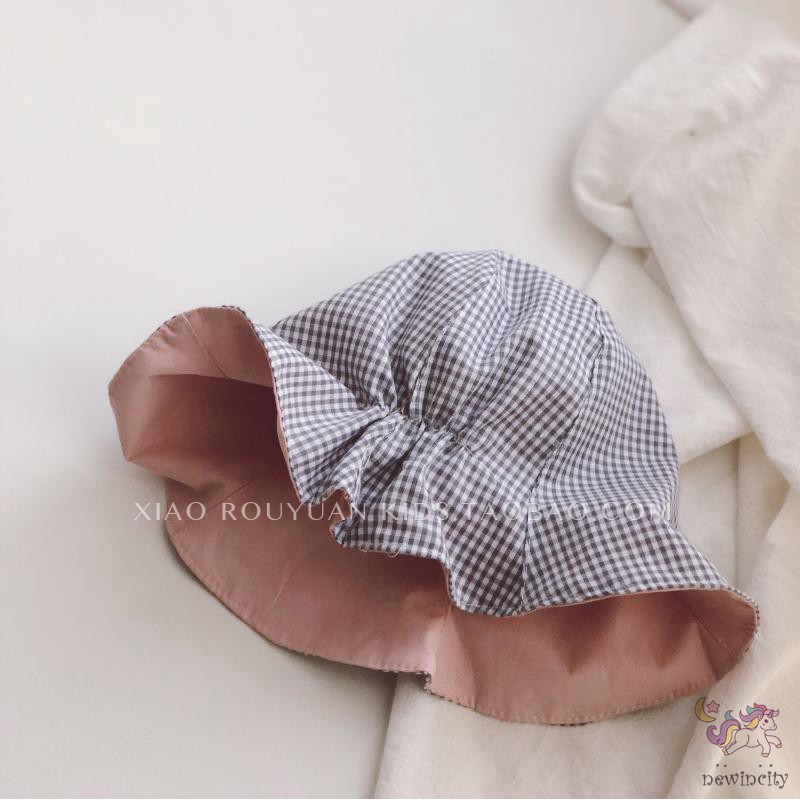 Mũ Xô Hoạ Tiết Trơn Phong Cách Hàn Quốc Đáng Yêu Cho Bé