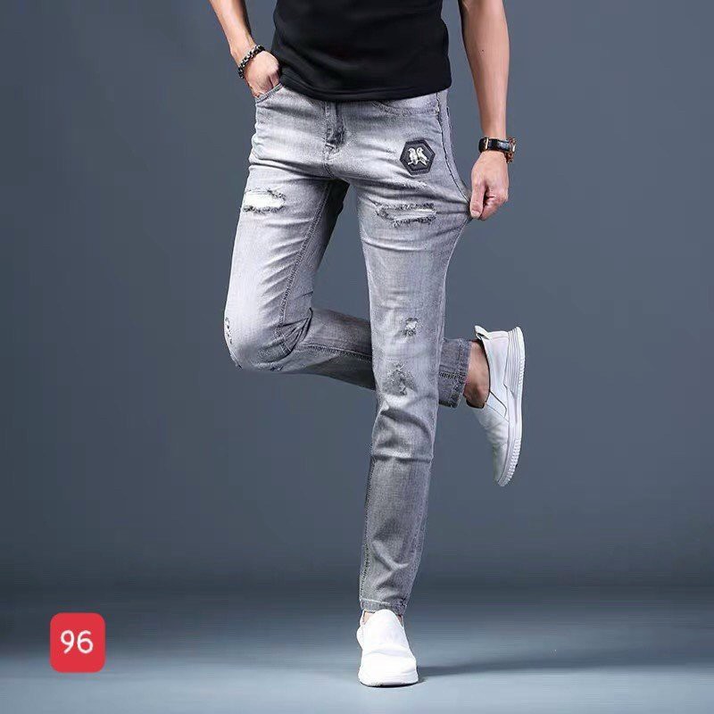 Quần jean nam rách cao cấp mẫu mới nhất hiện nay hàng chuẩn shop NH8888 kvh001 | BigBuy360 - bigbuy360.vn