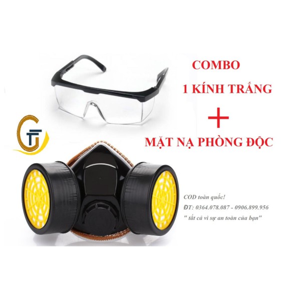 COMBO PHUN THUỐC - CHỐNG HÓA CHẤT - CHẮN BỤI - CHỐNG KHÍ ĐỘC