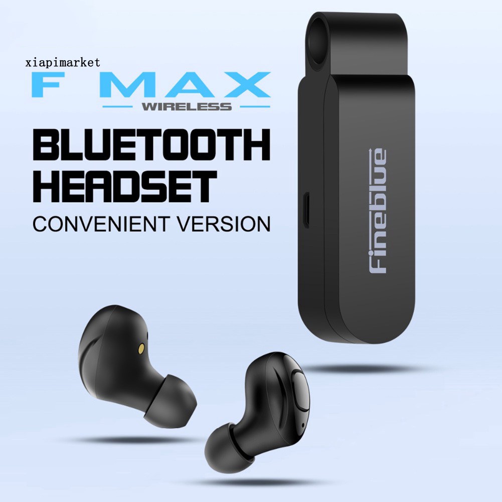 Bộ Tai Nghe Bass Không Dây Bluetooth 5.0 F Max Tws Kèm Hộp Sạc