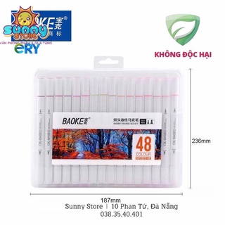 Bộ bút lông màu baoke 36-48 màu