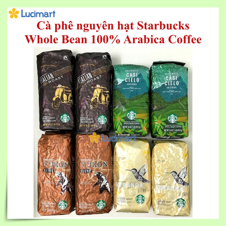 Cà phê nguyên hạt Starbucks 100% Arabica Coffee [Hàng Mỹ]