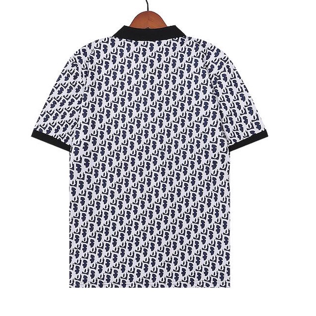 Áo Thun Polo Tay Ngắn Vải Cotton In Họa Tiết Thời Trang Cho Nam Và Nữ