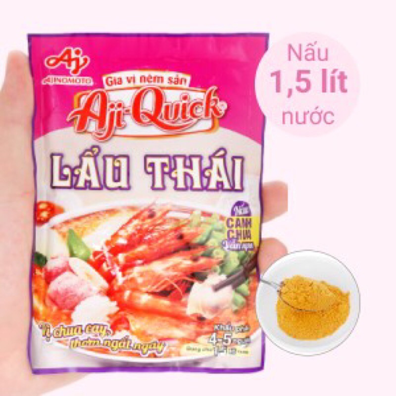 Gia vị nêm sẵn lẩu Thái Aji-Quick gói 55g