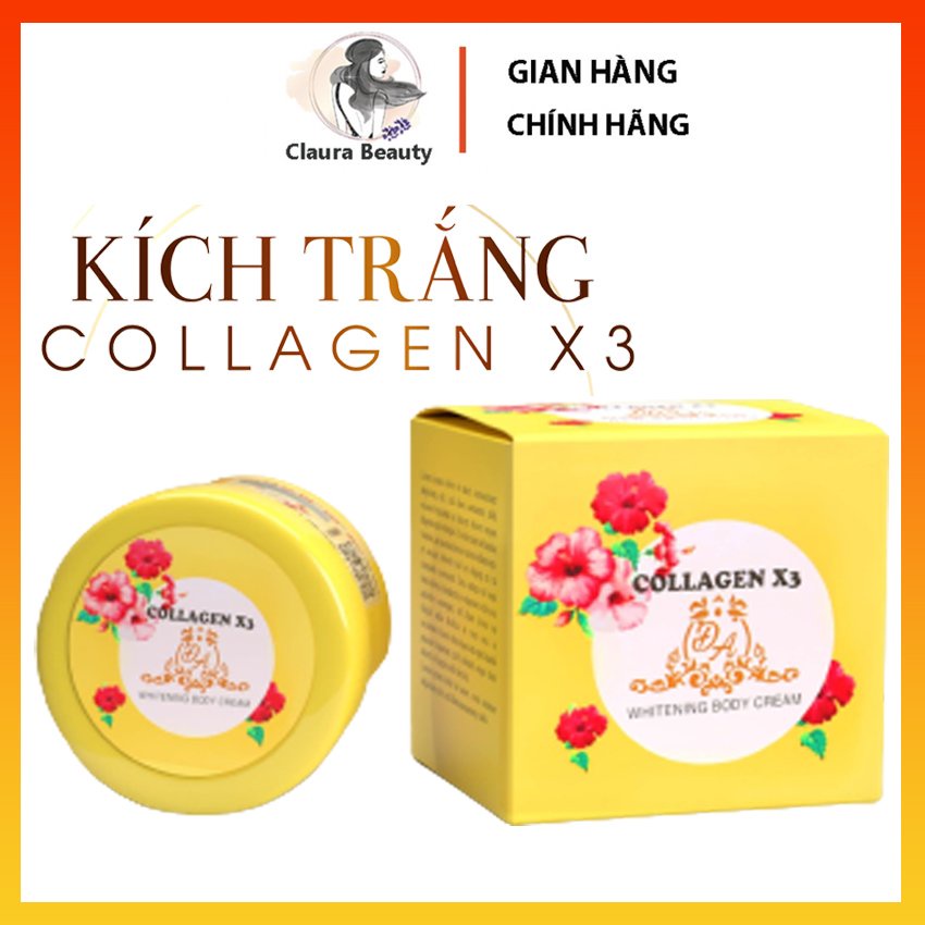 Combo Body Collagen X3 + Kích Trắng Đông Anh Chính hãng CLAURA BEAUTY