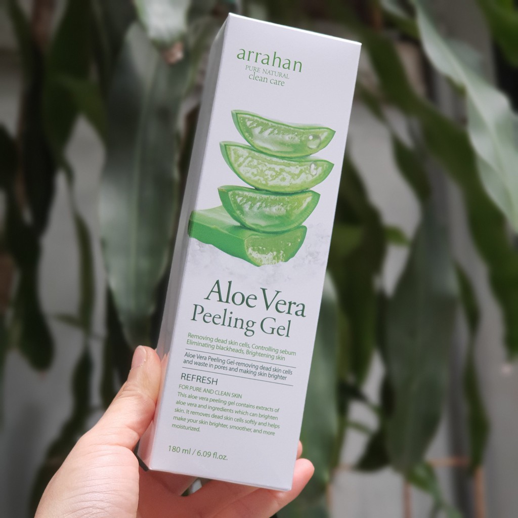 Gel Tẩy Tế Bào Chết Tinh Chất Lô Hội Arrahan Aloe Vera Peeling Gel 180ml