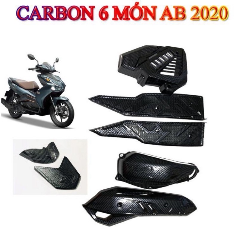 Combo 6 món ốp nhựa cacbon cực đẹp sang trọng