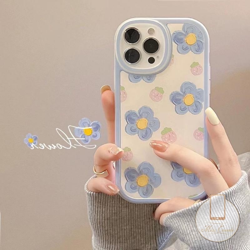 Ốp Điện Thoại Tpu Mềm Chống Sốc Họa Tiết Hoa Cho IPhone 11 12 13 14 Pro Max 7 8 6 6s Plus XS X XR XS Max SE 2020