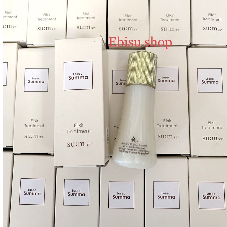 MỚI chai tinh chất dưỡng trắng Su:m 37 LosecSumma Elixir Treatment 20ml.