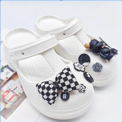 Dép sandal nữ, dép cross siêu êm kèm họa tiết nơ dễ thương MSP:2616hở- NƠ