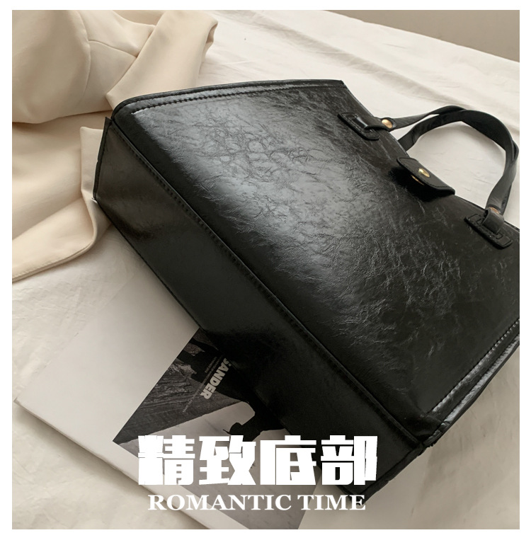 Túi Xách JASMIN NOIR Da Pu Cỡ Lớn Thời Trang Đơn Giản Cho Nữ