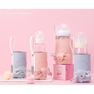 Đai hâm nóng bình sữa di động