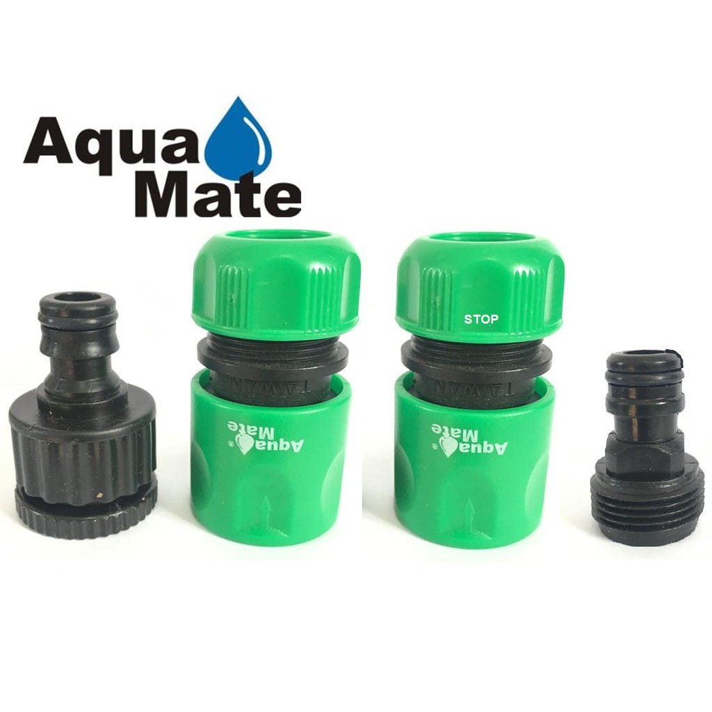 Bộ 4 Khớp Nối ống nước Agricultural Connector W-GH-400S AquaMate Taiwan