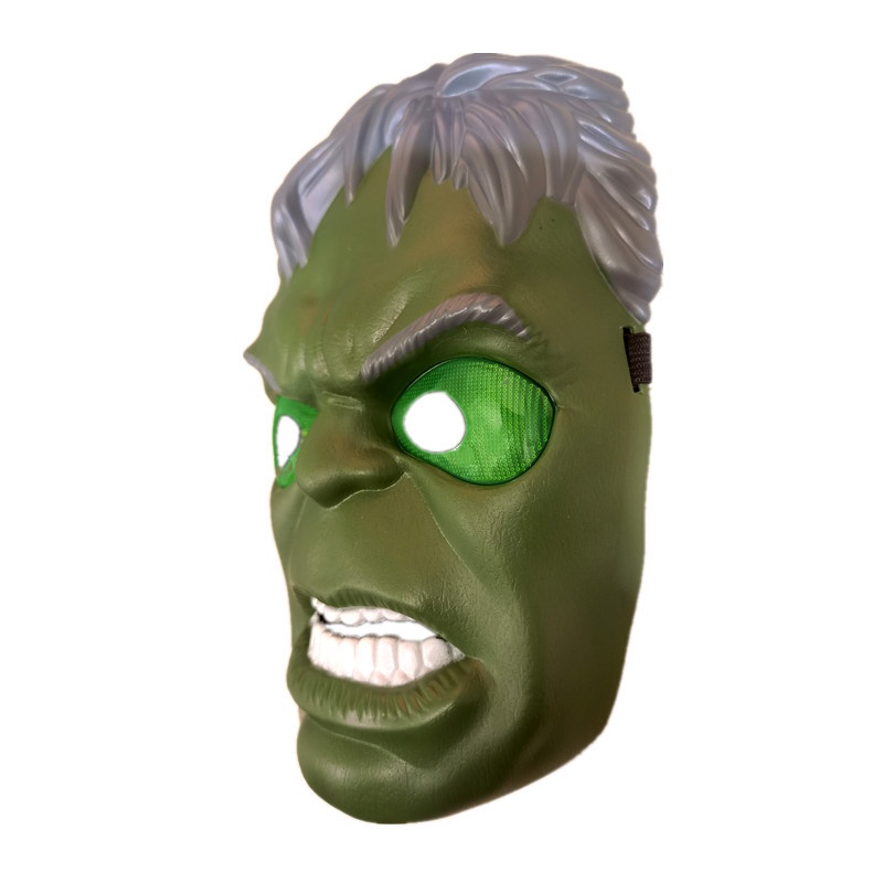 Mặt Nạ Hóa Trang Hulk Marvel Có Đèn Led Độc Đáo Cho Bé Trai