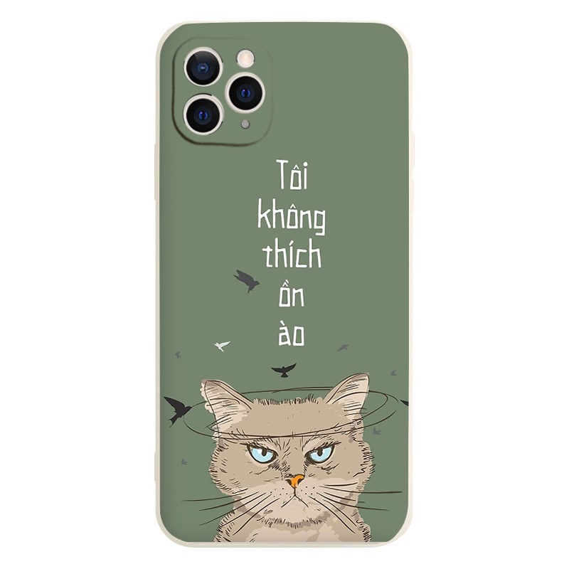 Ốp Lưng iphone nội dung nghệ thuật sống đẹp "Tôi Không Thích Ồn Ào" cho iphone 6/6plus/6s/8plus/x/max/11 12 13 pro max